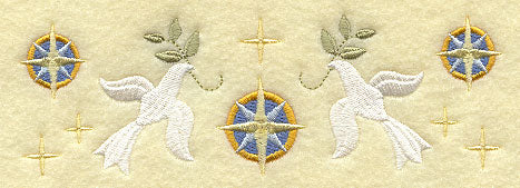 Wrapped Up In Christmas Peace Border