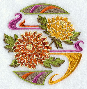 Arts and Crafts Chrysanthemum Circle