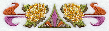 Arts and Crafts Chrysanthemum Border