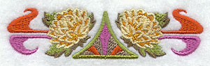 Arts and Crafts Chrysanthemum Border