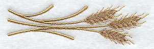 Blessings with Bread Wheat Border