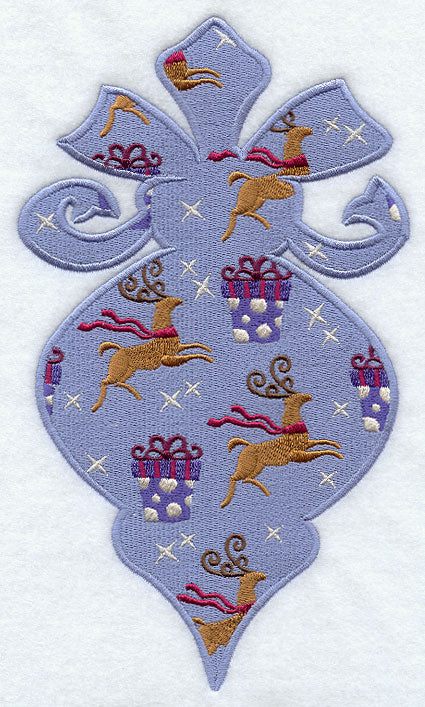 Wrapped Up In Reindeer Ornament