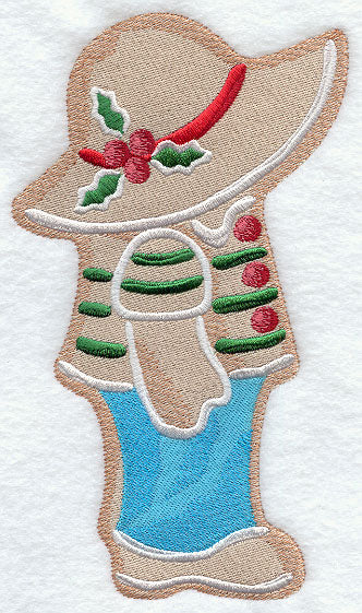 Christmas Cookie Fisherman Fred