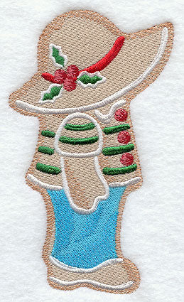 Christmas Cookie Fisherman Fred