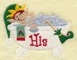 Bathing Elf - His