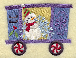 Snowman Train - Snowflake Car