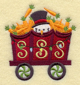 Snowman Train - Carrots Car
