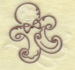 Fa La La Filigree Gingerbread Cookie