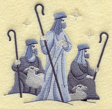 Silent Night Nativity - Shepherds