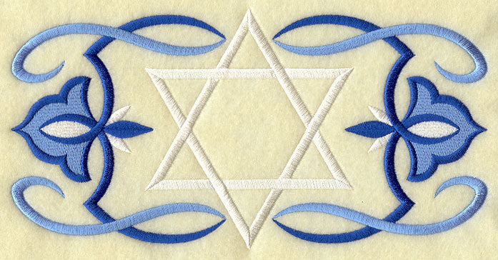 Festival of Lights Star of David Border