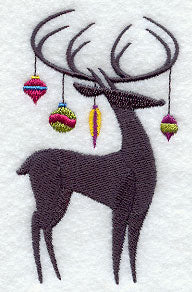Christmas Deer Silhouette