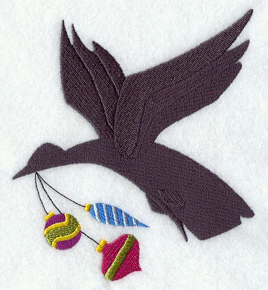 Christmas Duck Silhouette