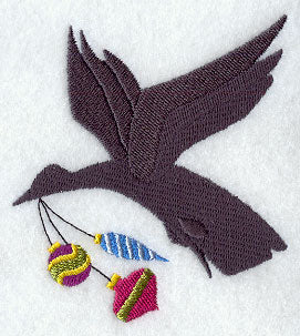 Christmas Duck Silhouette