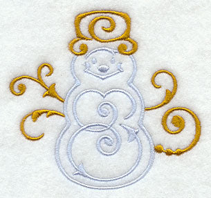 Fa La La Filigree Snowman