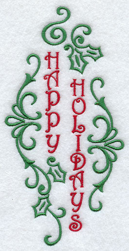 Fa La La Filigree Happy Holidays