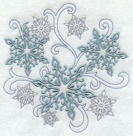 Snowflake Swirls