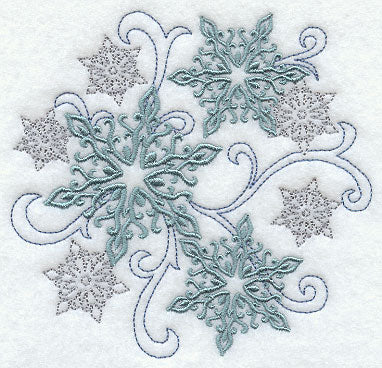 Snowflake Swirls