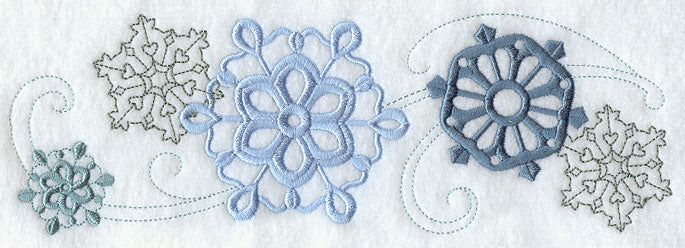 Snowflake Melody Border