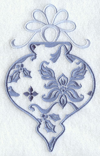 Damask Christmas Ornament