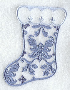Damask Christmas Stocking