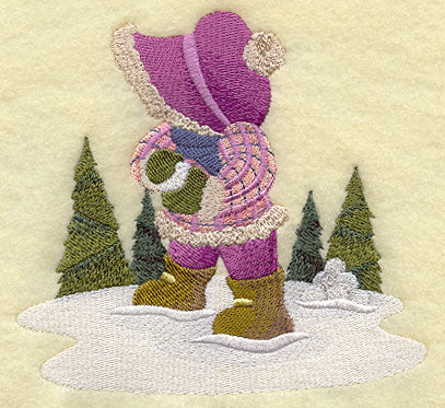 Sunbonnet Sue's Snowball Fight