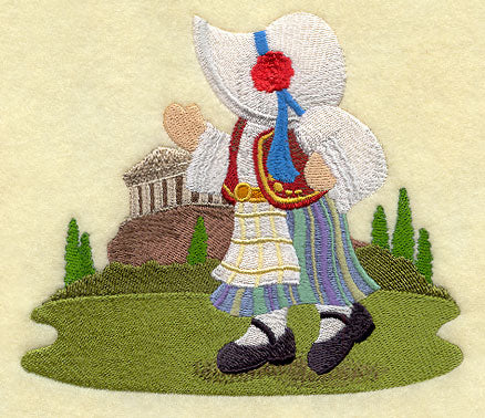 Sunbonnet Sue in Greece
