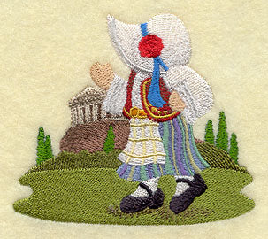 Sunbonnet Sue in Greece
