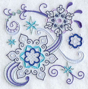 Vintage Jacobean Snowflake 1