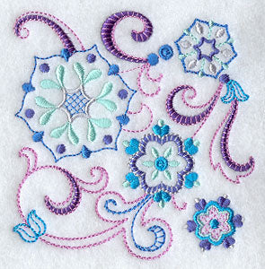 Vintage Jacobean Snowflake 2