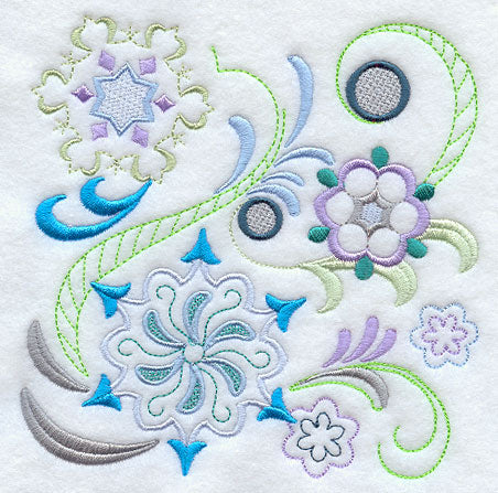 Vintage Jacobean Snowflake 3