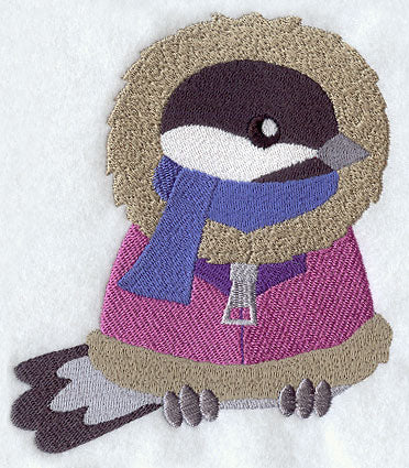 Chickadee in Parka