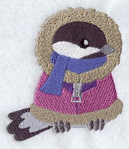 Chickadee in Parka