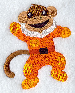 Monkey in Snowsuit