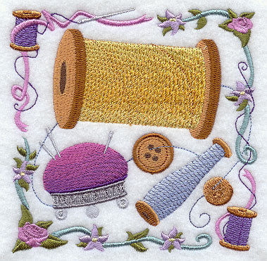 Thread and Needle Collage