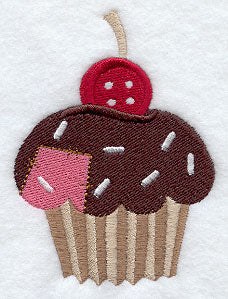 Crafty Cupcake with Button