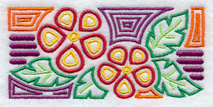Mola Floral Border