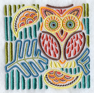 Mola Retro Owl Square