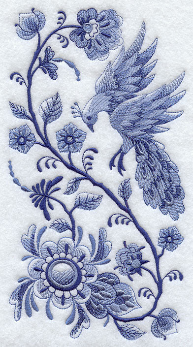 Delft Blue Bird in Flight