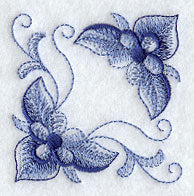 Delft Blue Flower Corner