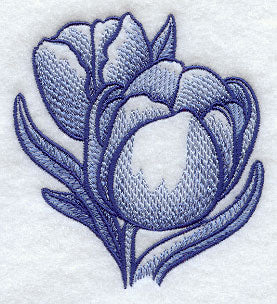 Delft Blue Tulip Pair