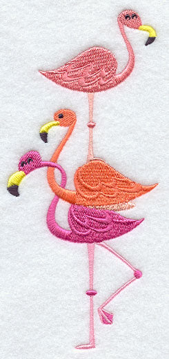 Pretty In Pink Flamingoes Stack