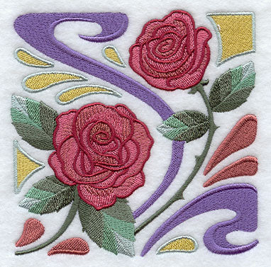 Arts and Crafts Roses Square