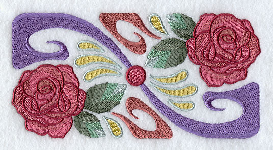Arts and Crafts Roses Border
