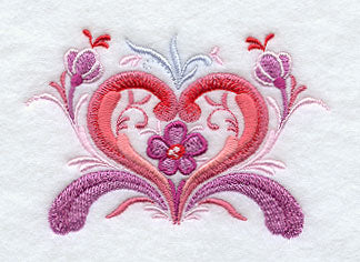 Rosemaling Heart 1