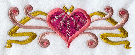 Art Deco Heart Border
