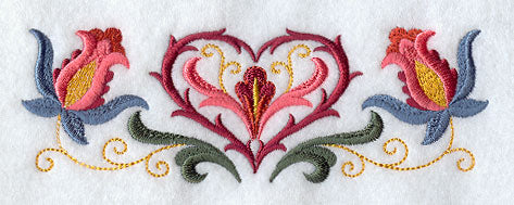 Suzani Heart Border