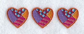 Patchwork Heart Border