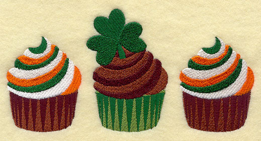 Irish Cupcake Trio