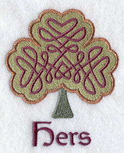 Celtic Shamrock with Hers