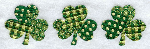 Patchwork Shamrock Trio